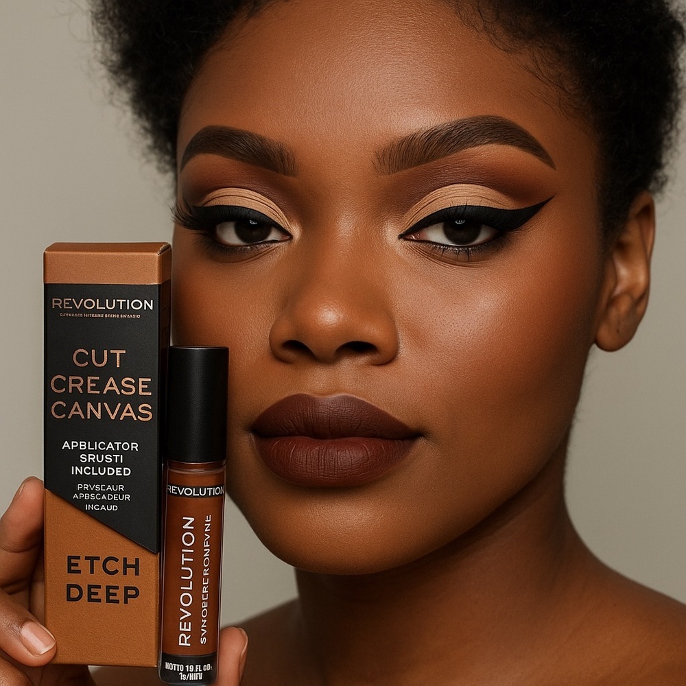 New! Makeup Revolution The Cut Crease Canvas Eyeshadow Base in Etch Deep